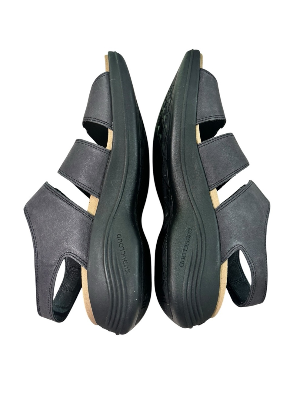 KURU Coda Muse Sandals Shoes Womens Size 11 Jet Black Strappy Comfort Walking - Picture 6 of 10